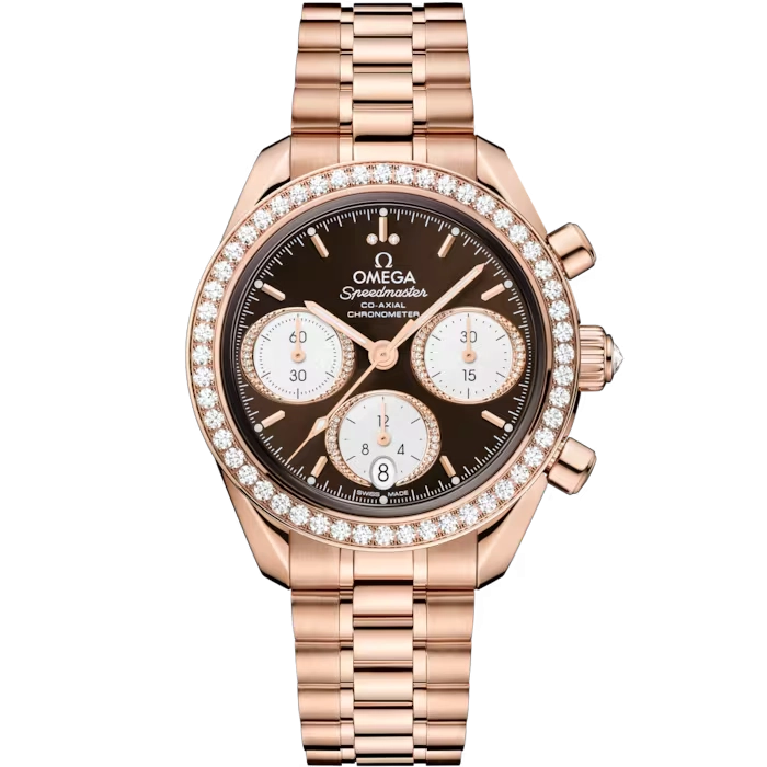 omega-speedmaster-38-diamonds-chronograph-co-axial-chronometer-sedna-gold-automatic-brown-dial-gold-bracelet-38-mm.webp