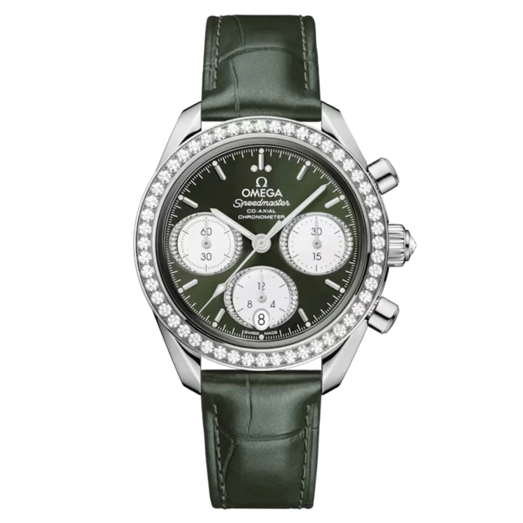 omega-speedmaster-38-diamonds-chronograph-co-axial-chronometer-automatic-green-dial-leather-strap-38-mm.webp