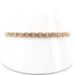 Bransoletka żółte złoto z diamentem rozm. 20 cm