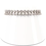 Bransoletka białe złoto z diamentem - rozm. 18 cm
